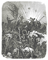 Adapted From Leslie's Illustrated History of the Civil War. Pages 344-345