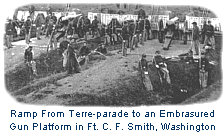 Ramp in Ft. C. F. Smith. Original Image Courtesy Library of Congress