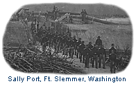 Sally Port, Ft. Slemmer, Washington, D. C. Orginial Image Courtesy National Archives