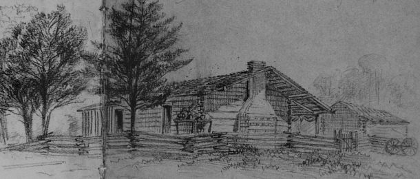 From a drawing by Alfred Waud. Courtesy Library of Congress.