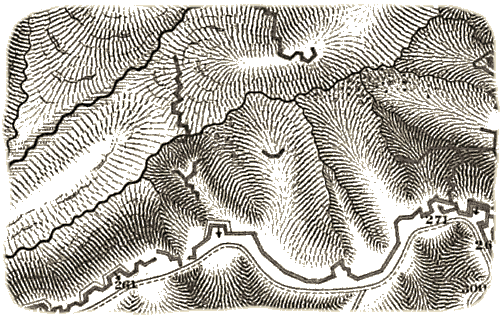 Original Map Image Courtesy Library of Congress. Vicksburg. Thayer's Approach. Federal Attack on a Salient Point of the Confederate Entrenched Line